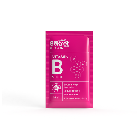 SEKRET WEAPON VITAMIN B SHOT SACHET 10ML